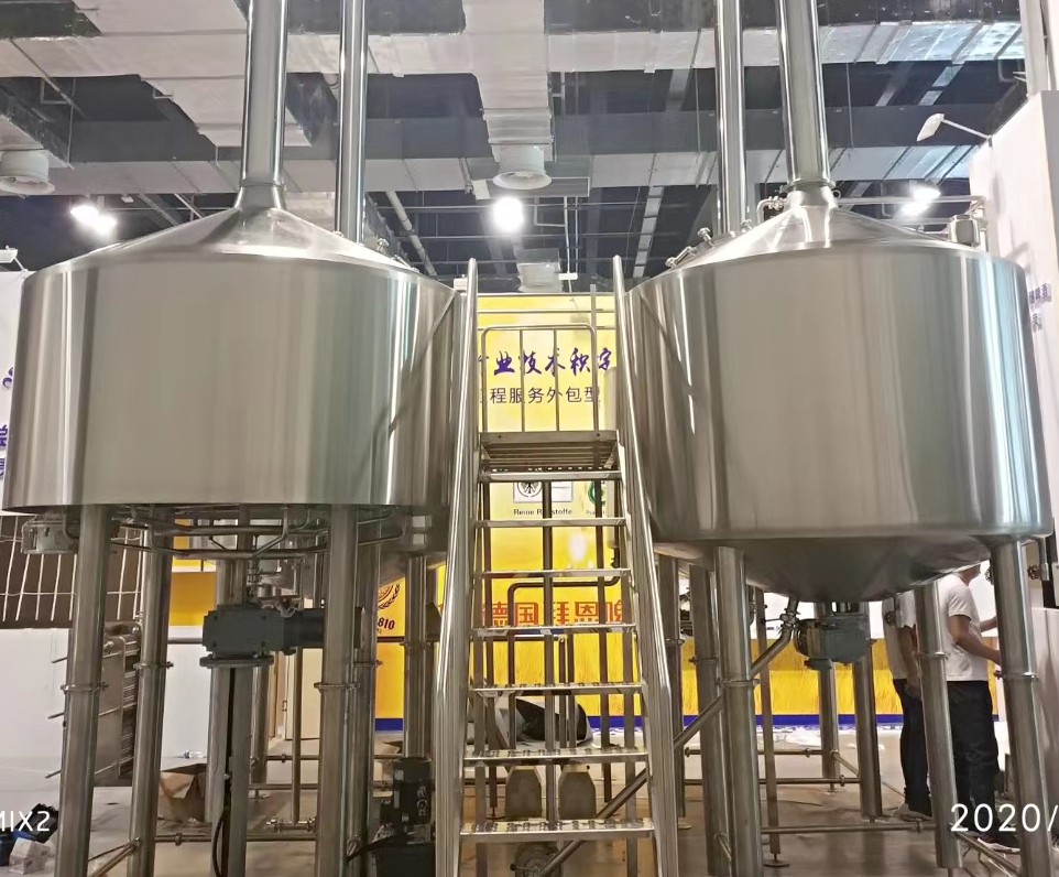 China supplier complete industrial beer brewery equipment of stainless steel to Colombia  2020 W1