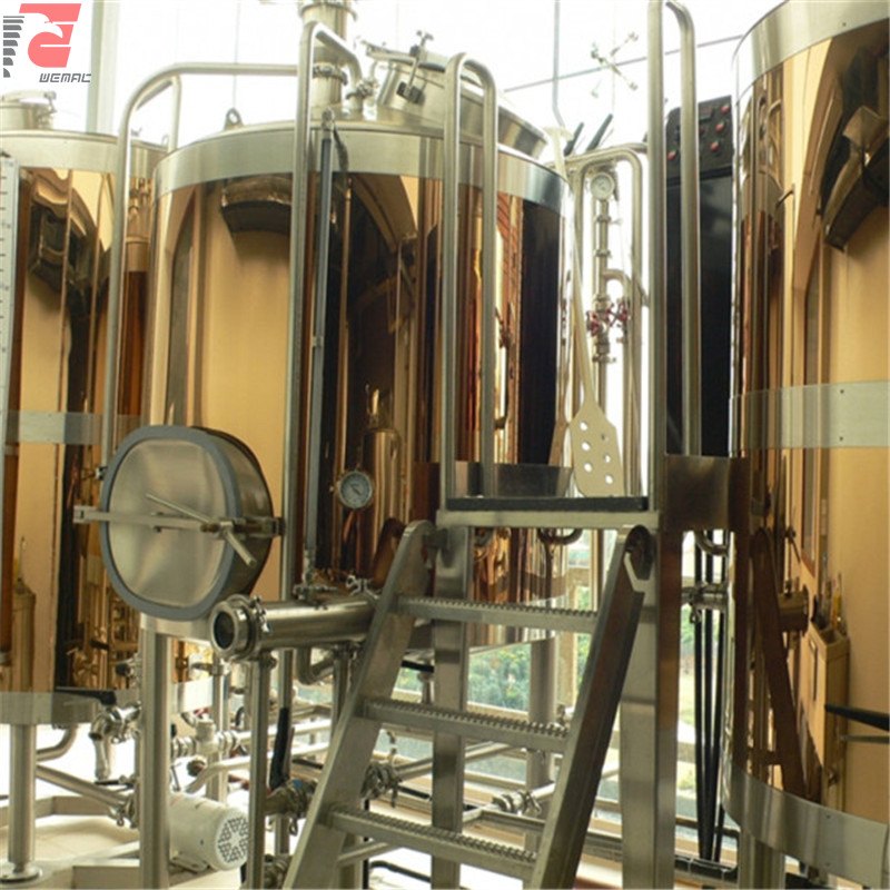 Copper beer brewing equipment manufacturers Chinese supplier WEMAC