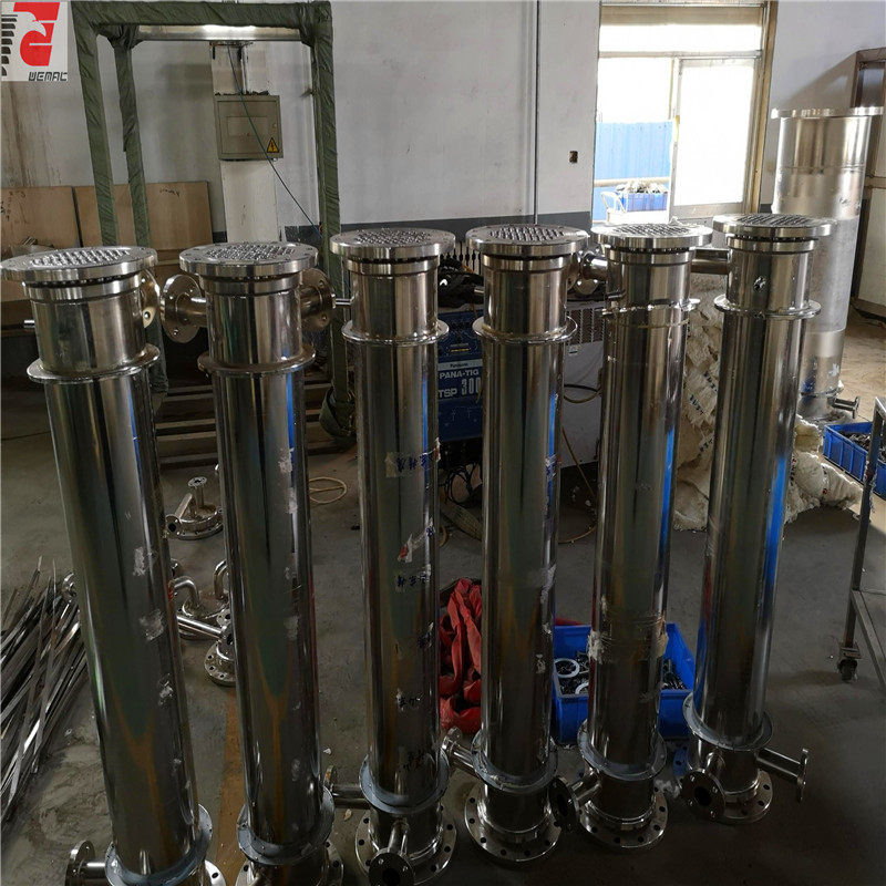 Pharmaceutical sanitary double tube and sheet heat exchanger WEMAC S005